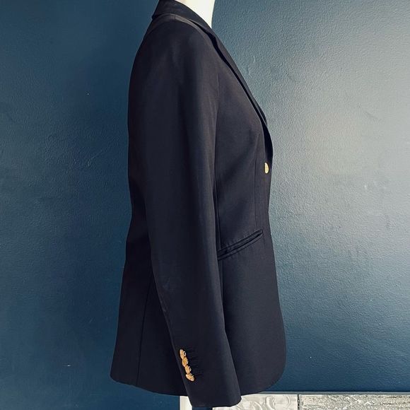 Brooks Brothers Navy Loro Piana Wool Two Button Blazer - 2 - Picture 4 of 16